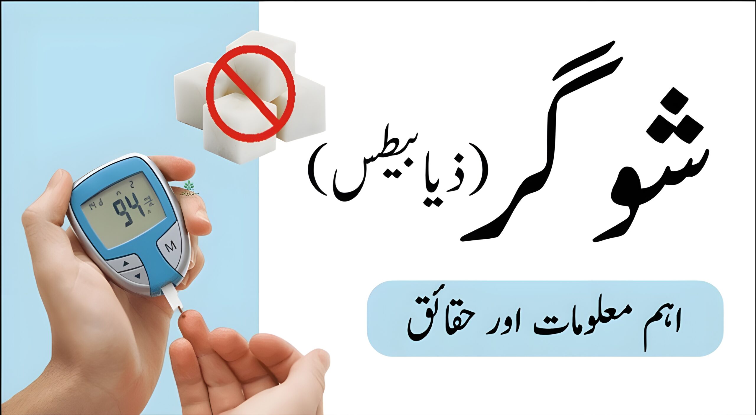 ڈاکٹر، گلوکومیٹر، چینی کے کیوبز پر پابندی کا نشان، اور لبلبہ