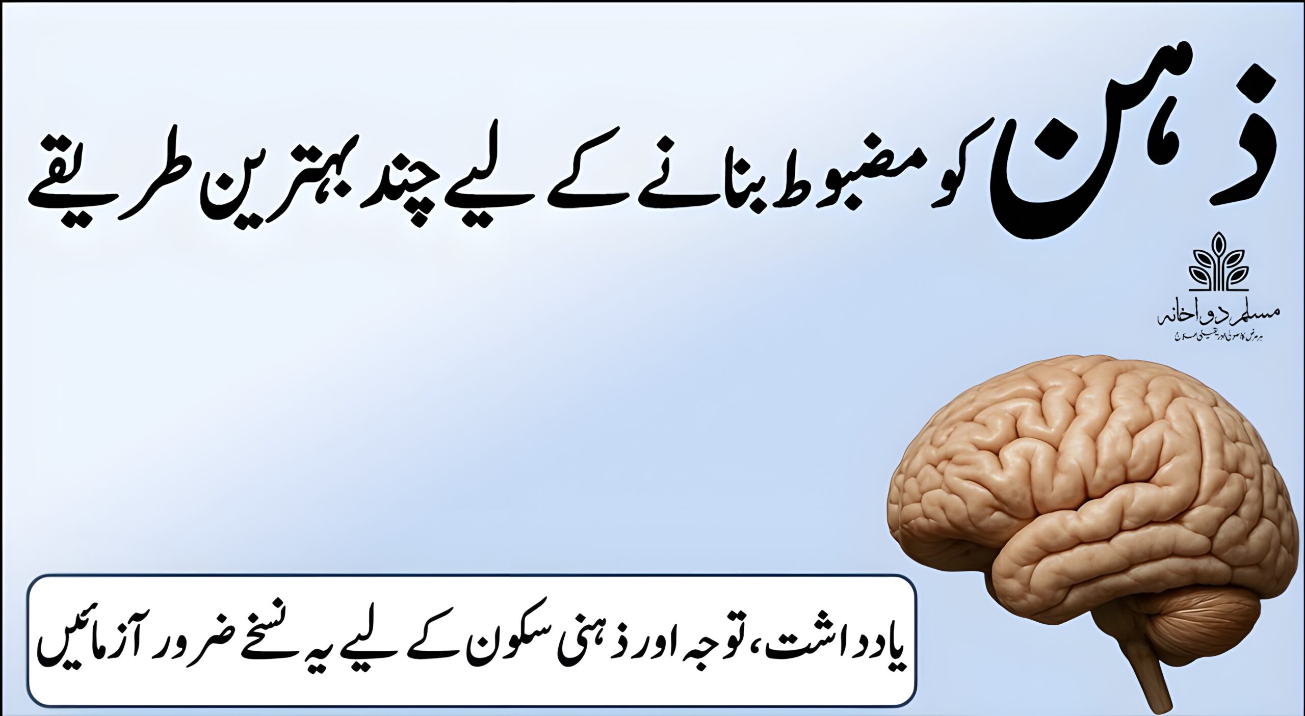 ذہن کو مضبوط بنانے کے لیے چند بہترین طریق