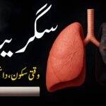 سگریٹ کے نقصانات پر مبنی تھمنیل، جس میں جلی ہوئی سگریٹ، دھواں، اور بیمار پھیپھڑے دکھائے گئے ہیں