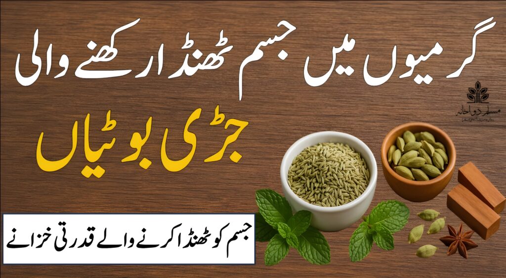 جسم ٹھنڈا رکھنے والی جڑی بوٹیاں، قدرتی نسخہ گرمیوں کے لیے