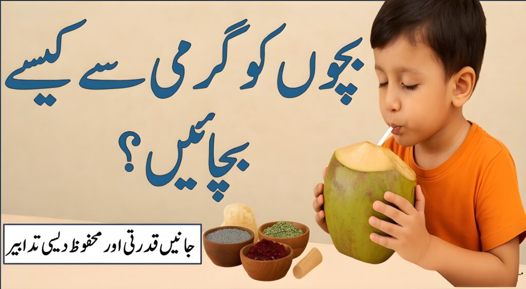 بچوں میں گرمی کے اثرات: محفوظ دیسی تدابیر جو فوری آرام دیں