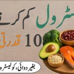 کولیسٹرول کم کرنے والی قدرتی غذائیں – دل کو رکھیں صحت مند