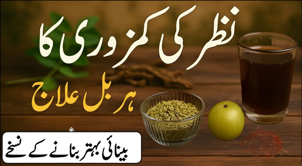 نظر کی کمزوری کا قدرتی علاج، یونانی شربت اور قہوہ جات