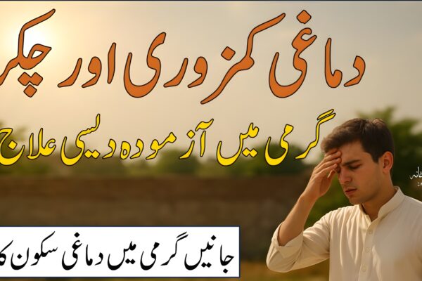 دماغی کمزوری، چکر، تھکن اور ان کا دیسی علاج – قدرتی جڑی بوٹیاں اور یونانی نسخے