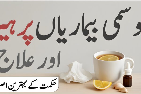 موسمی بیماریاں اور پرہیز – حکمت کے آزمودہ اصول اور نسخے